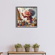 Load image into Gallery viewer, Crazy Old Lady 40*40CM(Canvas) Full Round Drill Diamond Painting
