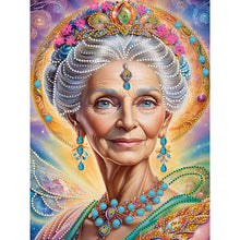 Load image into Gallery viewer, Elegant Woman 30*40CM(Canvas) Partial Special Shaped Drill Diamond Painting
