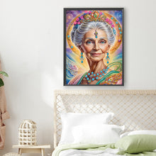 Load image into Gallery viewer, Elegant Woman 30*40CM(Canvas) Partial Special Shaped Drill Diamond Painting
