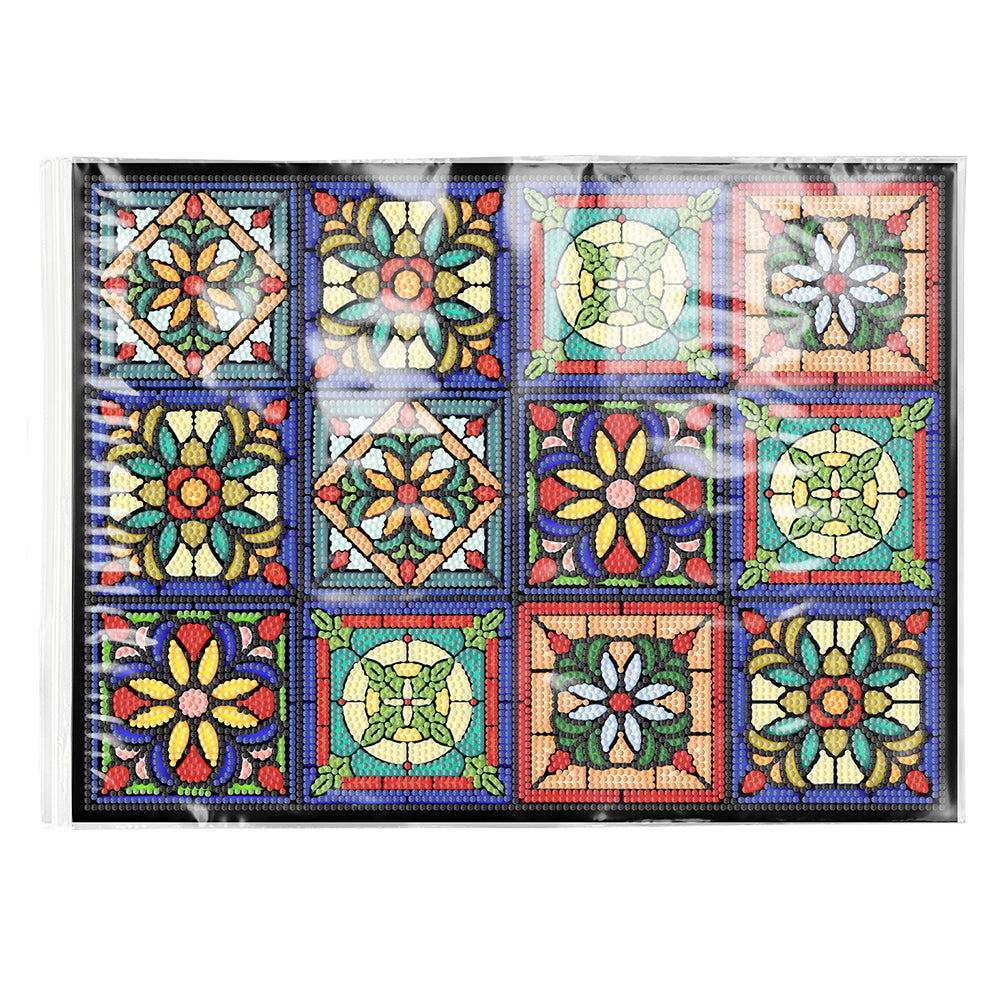 Diamond Painting Placemat Geometric Puzzle DIY Diamond Crafts Projects