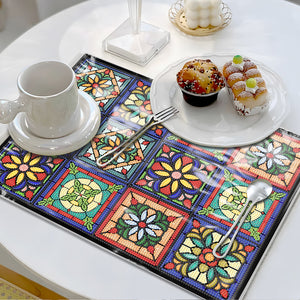 Diamond Painting Placemat Geometric Puzzle DIY Diamond Crafts Projects