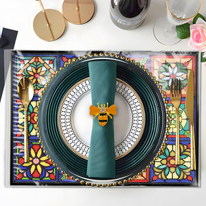 Diamond Painting Placemat Geometric Puzzle DIY Diamond Crafts Projects