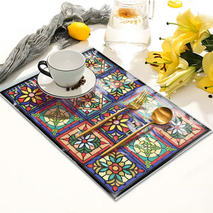 Diamond Painting Placemat Geometric Puzzle DIY Diamond Crafts Projects