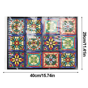 Diamond Painting Placemat Geometric Puzzle DIY Diamond Crafts Projects