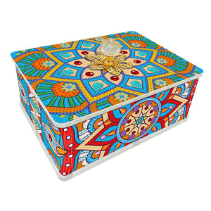 Mandala Diamond Painting Jewellery Storage Box for Necklaces Earrings Rings