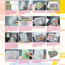 Load image into Gallery viewer, Mandala Diamond Painting Jewellery Storage Box for Necklaces Earrings Rings
