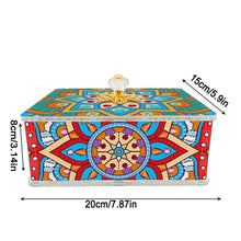 Load image into Gallery viewer, Mandala Diamond Painting Jewellery Storage Box for Necklaces Earrings Rings
