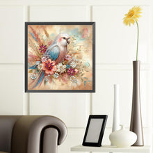 Load image into Gallery viewer, Flowers And Parrots 40*40CM(Canvas) Partial Special Shaped Drill Diamond Painting
