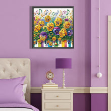 Load image into Gallery viewer, Pansy 40*40CM(Canvas) Partial Special Shaped Drill Diamond Painting
