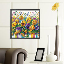 Load image into Gallery viewer, Pansy 40*40CM(Canvas) Partial Special Shaped Drill Diamond Painting
