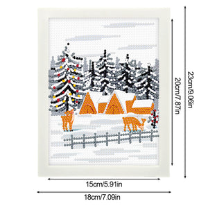Landscape Rhinestones Diamond Painting Full Drill Diamond Painting for Beginners