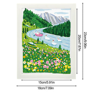 Landscape Rhinestones Diamond Painting Full Drill Diamond Painting for Beginners