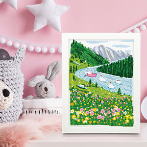 Landscape Rhinestones Diamond Painting Full Drill Diamond Painting for Beginners