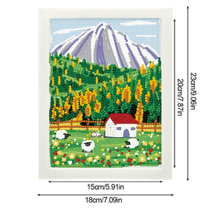 Landscape Rhinestones Diamond Painting Full Drill Diamond Painting for Beginners