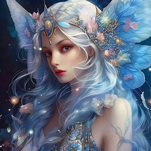 Elf Girl 40*40CM(Canvas) Full Round Drill Diamond Painting
