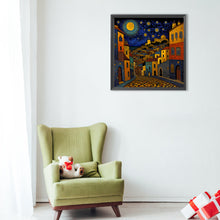 Load image into Gallery viewer, Colorful House 40*40CM(Canvas) Full Round Drill Diamond Painting
