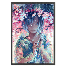 Load image into Gallery viewer, Yishu - Sakura Boy - 40*60CM 11CT 3 Stamped Cross Stitch
