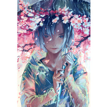 Load image into Gallery viewer, Yishu - Sakura Boy - 40*60CM 11CT 3 Stamped Cross Stitch
