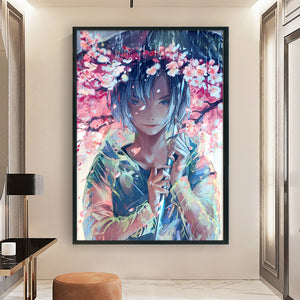 Yishu - Sakura Boy - 40*60CM 11CT 3 Stamped Cross Stitch