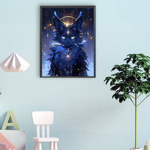 Black Cat 30*40CM(Canvas) Full Round Drill Diamond Painting