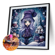 Load image into Gallery viewer, Girl 40*40CM(Canvas) Full Round Drill Diamond Painting
