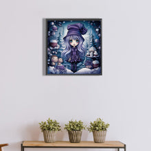 Load image into Gallery viewer, Girl 40*40CM(Canvas) Full Round Drill Diamond Painting
