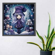 Load image into Gallery viewer, Girl 40*40CM(Canvas) Full Round Drill Diamond Painting
