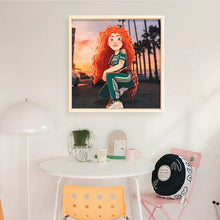 Load image into Gallery viewer, Yishu - Princess Merida - 40*40CM 11CT 3 Stamped Cross Stitch
