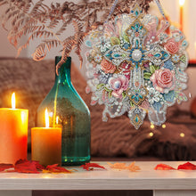 Load image into Gallery viewer, Gorgeous Cross 2D Flat DIY Diamond Painting Set Diamond Art Pendant Wall Decor
