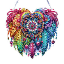 Load image into Gallery viewer, Dream Catcher 2D Flat DIY Diamond Painting Set Diamond Art Pendant Wall Decor
