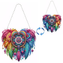 Load image into Gallery viewer, Dream Catcher 2D Flat DIY Diamond Painting Set Diamond Art Pendant Wall Decor
