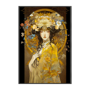 Yishu - Goddess - 50*75CM 11CT 3 Stamped Cross Stitch
