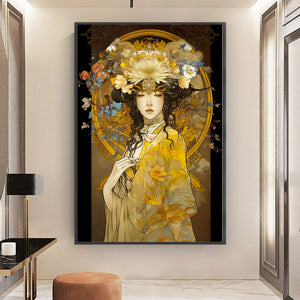 Yishu - Goddess - 50*75CM 11CT 3 Stamped Cross Stitch