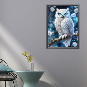 Owl 40*55CM(Picture) Full Round Drill Diamond Painting