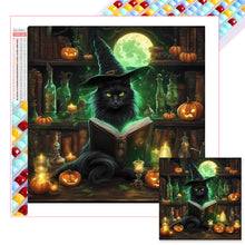 Load image into Gallery viewer, Black Cat 40*40CM(Picture) Full Square Drill Diamond Painting
