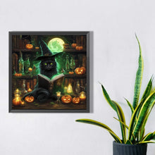 Load image into Gallery viewer, Black Cat 40*40CM(Picture) Full Square Drill Diamond Painting
