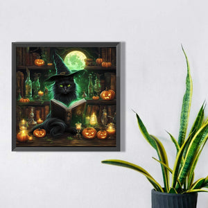 Black Cat 40*40CM(Picture) Full Square Drill Diamond Painting