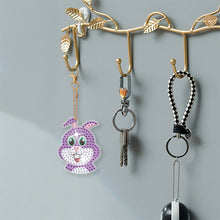 Load image into Gallery viewer, 8Pcs Double Sided Animal DIY Diamond Art Keyring for Home Birthday Party Decor
