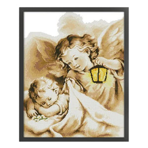 Joy Sunday - Dream Angel - 41*52CM 14CT 2 Stamped Cross Stitch