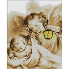 Load image into Gallery viewer, Joy Sunday - Dream Angel - 41*52CM 14CT 2 Stamped Cross Stitch
