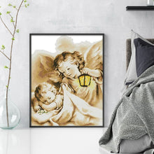 Load image into Gallery viewer, Joy Sunday - Dream Angel - 41*52CM 14CT 2 Stamped Cross Stitch
