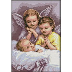 Joy Sunday - Angel'S Prayer - 36*56CM 14CT 2 Stamped Cross Stitch