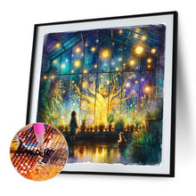 Load image into Gallery viewer, Garden Room At Night 40*40CM(Picture) Full Round Drill Diamond Painting

