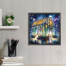 Load image into Gallery viewer, Garden Room At Night 40*40CM(Picture) Full Round Drill Diamond Painting
