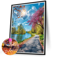 Load image into Gallery viewer, Lakeside Scenery 55*70CM(Canvas) Full Round Drill Diamond Painting
