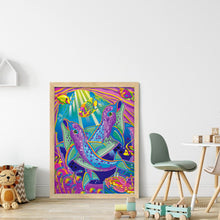 Load image into Gallery viewer, Yishu - Underwater World - 40*56CM 11CT 3 Stamped Cross Stitch
