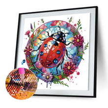 Load image into Gallery viewer, Ladybug 30*30CM(Canvas) Partial Special Shaped Drill Diamond Painting
