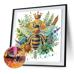 Honey Bee 30*30CM(Canvas) Partial Special Shaped Drill Diamond Painting