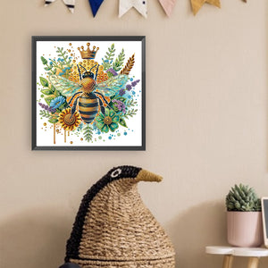 Honey Bee 30*30CM(Canvas) Partial Special Shaped Drill Diamond Painting