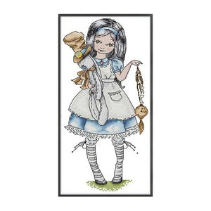 Joy Sunday - Alice - 17*35CM 14CT 2 Stamped Cross Stitch